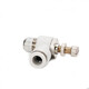ZGJIAXQD Throttle Valve 8-02 White Control Valve Tracheal Joint Quick Thread Quick Twist Pneumatic Speed Control Switch Customized SL SL6-01 (White) Shipped within 7 days