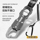 Aiwenli fish control device Luya belt large objects clamp fish pliers multi-function lock fish clip with scale integrated equipment fish clip artifact [upgraded model] fish control device-gray