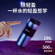ENO纯钛保温杯男女高颜值咖啡杯新款大容量泡茶水杯子生日礼品定制 皓月银【纯钛】礼盒装 500ml