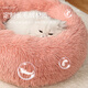 First Concept (CHUGOUXIANG) Cat Nest for Warm Sleep in Winter, Winter Dog Nest for All-season Bed for Kittens, Pet Mat Supplies WT High-grade Gray Deep Donut Plush Nest