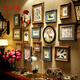 Vinoya Massivholzfoto Wandfoto Rahmen Wand amerikanische Wohnzimmer Sofa Hintergrund Wand Dining Bilderrahmen Dekorative Retro -Stil -Fotorahmen Kombination 6198 Modelle Modelle
