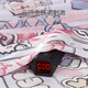 Han Ziduo Hellokitty Katie Pyjamas en trois pièces pour femmes, Summer Silk Silk à manches courtes Shorts pantalon, Simulate Silk Home Clothes 3893 XL