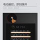 DBERLAN 700 high kitchen cabinet with built-in red wine cabinet, constant temperature wine cabinet, tea beverage cabinet, air-cooled electric one-touch door opening, variable frequency model - 700 high electric door, single temperature - smart display large screen 36 bottles