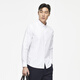 YOUNGOR long-sleeved shirt men's Oxford spinning shirt bamboo pulp fiber Oxford spinning elastic comfortable comfortable breathable VLNX139827BKA white 41