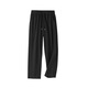 Baleno pants men's summer sports ice silk high street American trend drooping teen casual black solid color quick-drying pants