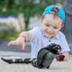ZF-Kinder-Dekompression Streichspielzeug Simulation Fernbedienung Centipede Snake Spider Little Boy 3-5 Jahre alte Schwarze Technologie Animal [Schwarzes Modell] Simulierter Klapperschlangen 9909+ Schraubendreher offizieller Standard