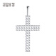 Misu platinum pt950 pendant cross women's platinum necklace clavicle chain separate pendant genuine birthday set chain weight 6.4-6.6 grams