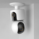 Xiaomi Camera C500 Cámara dual HD Cámara inalámbrica Vigilancia Inicio Inicio Interior Cámara inteligente Monitor remoto móvil 360 grados Sin ángulo muerto con visión nocturna Panorámico [Dual 4 millones] Cámara Xiaomi + 128g Tarjeta de memoria + soporte de elevación