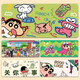 Clcey Long Mouse Pad Crayon Shin-Shirt Super Large Computer Desk Pad hochwertige Tastaturpolster schmutzresistente und waschbare Schüler ZZ-2694/SHIN SHIN-SHIRT 100 cm*50 cm Dicke 3mm