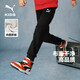 Puma Puma [terciopelo agregado] Pantalones deportivos de tejido de otoño e invierno de otoño para niños de tamaño mediano Pantalones de deportes de tamaño mediano de niños simples, cómodos y de moda 150 cm