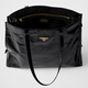 PRADA/Prada gift women's large leather tote bag black