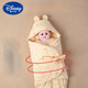 Disney Autumn and Winter thickened pure handmade cotton quilt for newborn baby pure cotton swaddle butterfly quilt newborn sleeping bag yellow bear 66 (recommended for 0-3 months)