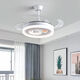 Shaoguan 2024 Nouveau ventilateur Light chambre principale chambre principale ventilateur de plafond invisible lumière ménage moderne ménage intégré de plafond de ventilateur