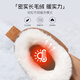 ZHR厚底雪地靴女2025冬季新款加绒加厚棉鞋防水保暖东北大靴短筒靴 驼色 37 (235mm)