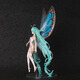 Babe Ai Hatsune Miku figure peripheral miku beautiful girl two-dimensional model chassis ornaments for friends birthday gift Hatsune Butterfly Hime [34cm]