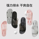 JD.com [bathroom slippers] women's soft elastic quick-drying leaky slippers eva bathroom summer sandals candy powder 37-38
