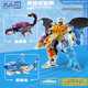 Taigaole compatible Lego transformed building block assembly integrated robot mecha dinosaur King Kong children boy toy gift 6 in 1 life explorer-684 particles