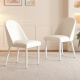 Mesa de comedor de Pashaman estilo crema francesa mesa panorámica de comedor panorámico y silla Combinación sala de estar simple mesa de comedor rectangular pequeña 1043y [crema blanco] 1047p# silla de comedor de oratrones cuatro combinación