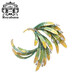 Royal Salsa Jiguang Pianyu temperament high-end niche brooch exquisite new fashion suit pin light luxury accessories