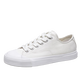 Feiyue canvas shoes for men and women 2024 autumn new low top solid color sports and casual shoes breathable versatile couple shoes white 42