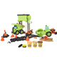 [70% neu] Hasbro farbige Schlamm Plastikine DIY Kinderspielzeugmodell Geschenk Food Grade Natural Weizenmehl Produktion Transport Serie Engineering Fahrzeug Set E4293