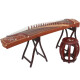 Brand Dunhuang Dunhuang Guzheng 694l Serie de caoba de la caoba Examen de grado de rendimiento Guzheng Instrumento musical Shanghai Factory Musical Instrument Factory 1 21694l Climado (conjunto completo de accesorios)