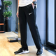 
Nike (Nike) straight-leg pants men's pants 2025 spring new gray sweatpants sweatpants loose comfortable casual running training trousers DM6627-010 black woven straight L