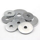 Transmission test-galvanized enlarged widened flat gasket flat washer thickened flat gasket meson washer iron gasket M3M4M5M6 5*25*1 50 pieces