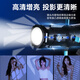 Beiyang QT-36 photography spotlight Baorongkou LED lampshade shape light and shadow projection special effects Fresnel insert focusing beam tube live zoom condenser modeling lamp