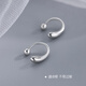 LANSILL999 Pure Silver Water Drop Earrings Feminine High-end Earrings 2025 New Light Luxury Niche Earrings Birthday Gift 999 Pure Silver Water Drop Earrings E3482