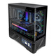 VALKYRIE VK03-M BLACK black M-ATX gaming computer desktop case supports 360° water cooling 6.2-inch touch screen curved glass 270 sea view room