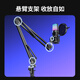 Newmine ZM08 wireless microphone computer mobile phone live broadcast desktop microphone built-in sound card live recording dubbing game video conferencing cantilever bracket