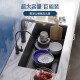 MICOE Original imported sink large single-slot quartz stone vegetable basin water pool granite dishwasher under counter basin black 932 88*43580 package E9207 luxury configuration