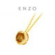 Chow Tai Fook ENZO Birthday Joy 18K Gold Topaz Pendant EZV2717 Birthday Gift Free Silver Chain 18K Gold Topaz Pendant