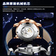 
OLEVS Swiss certified brand watch men's mechanical watch fully automatic men's watch luminous waterproof high-end star men's watch OLEVS-9923-rose shell drill ring