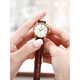 
Oliver Switzerland certified brand new watches for 2025 for women's mechanical watches, light luxury niche women's watches, top ten thin belts, upgraded version-6629 brown leather room blue women ()
