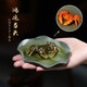 Fuyaji Purple Clay Color Changing Tea Pet Purely Handmade Boutique Bafang Laicai Crab Tea Play Ornaments