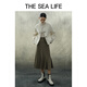 
THE SEA LIFE skirt for women Ou Hai Yisheng A-line skirt high waist fish tail skirt autumn and winter new style 13116 brown L