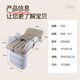 Mengxuan car baby bed, children's high-speed rail sleeping artifact, car back seat inflatable mattress, portable travel with baby in the back seat [multi-protection luxury model] comes with a full set of accessories, foldable inflatable mat on the baby's car for trains and airplanes