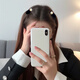 Zuoou hairpin side clip side seamless high-end autumn and winter new flocked duckbill clip pearl bangs clip headdress hairpin champagne color pearl pair