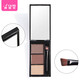 Aha Hot Eyebrow Powder A1vaq001-Natural and delicate three colors with eyebrow cream powder with brush for eye contouring, three-dimensional and not easy to fade 01# Tibetan color 1 box