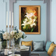 Originales Handbemalung von Kaiser Qi, einfacher leichter Luxusstil, Eingangseingang, dekoratives Malerei, Esszimmer Schlafzimmer Hängende Malerei 692 Gold Rahmen 100x150