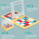 Jiayile Huarong Road Battle Rubik's Cube Sliding Puzzle Grundschüler Doppelte mobile 8-12 Jahre alte Spiel Kinderspielzeug Tetris