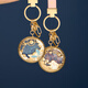 博物文创故宫朝朝暮暮星河流沙钥匙扣环汽车挂件书包情侣女生日礼物新年 全套2款