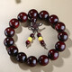 Moon seal hundreds of rivers Venus small leaf red sandalwood bracelet wood decoration Buddhist bead bracelet men and women Venus about 15mm