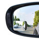 Runhuanian Automobile retrovisor espejo rectangular espejo rectangular reflector de punto ciego espejo 360 grados ilimitables ajustables pequeños espejo redondo [vidrio real] espejo de tiras largas [2]