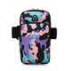 Chajin camouflage outdoor mobile phone bag for men and women, fitness headphones, sports running mobile phone arm bag, arm sleeve, arm strap, wrist bag, navy blue