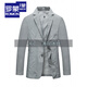 
ROMON summer ice silk sunscreen suit men's quick-drying breathable sunscreen suit men's light and thin suit casual suit summer jacket gray 175/L [recommended 110-130Jin [Jin equals 0.5 kg]]