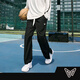 Veidoorn (Veidoorn) Aire agrietado Tocando pantalones deportivos para masculinos Baloncesto transpirable Running Pantalones de entrenamiento Pantalones de chinete de patas rectas Finas del delgado de los pantalones de la luz.