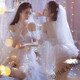 Sexy Passionsanzug verlockende einheitliche Hochzeitskleid Pyjama Little Breast Girl Midnight Charm Shame Bett (einschließlich 2 Paar Socken) 5509 Hochzeitskleid + 9230 Gesäß